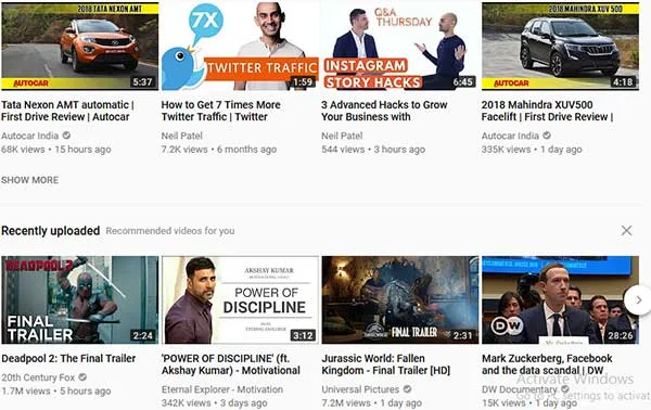 Use personalized YouTube Video Thumbnails: eAskme