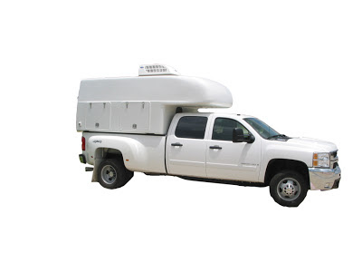 Service Body with Extra Storage for Work Pickup Trucks