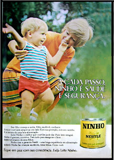 propaganda leite Ninho - Nestle - 1971; Nestle anos 70; 1971; os anos 70; propaganda na década de 70; Brazil in the 70s, história anos 70; Oswaldo Hernandez;