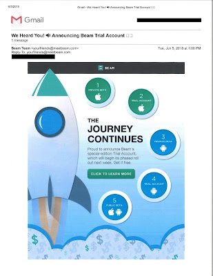 Beam Journey email Meetbeam.com reference
