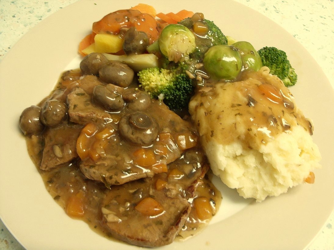 Jenny Eatwell's Rhubarb & Ginger Slow Cooker Veal Marsala using