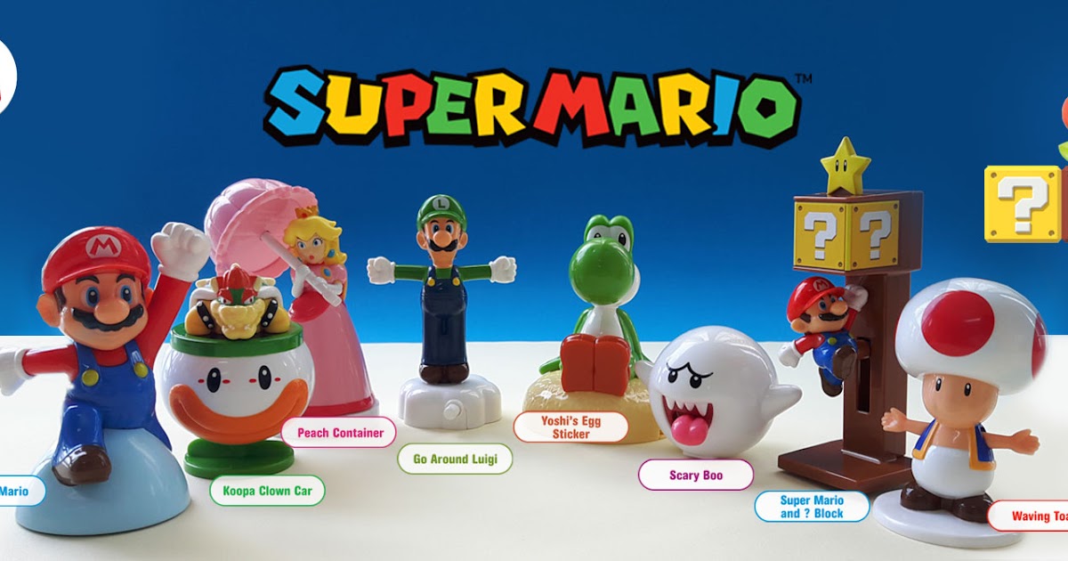 FREE Super Mario Toys with McDonald's Happy Meal Set
