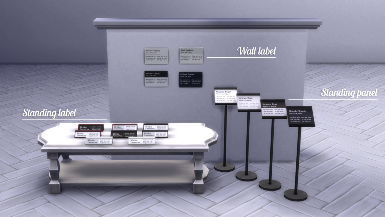 Sims 4 CC's The Best Museum Set Part 1 by Mlyssimblr