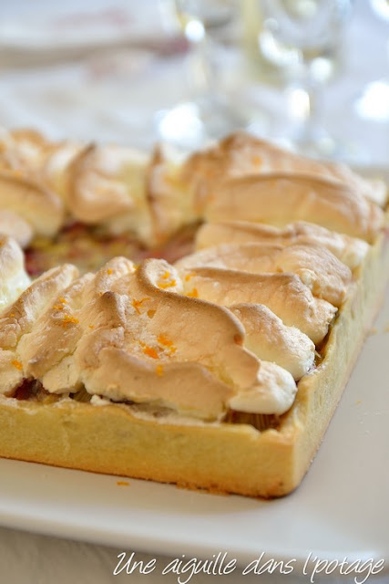 Tarte rhubarbe-orange, de Christophe Felder