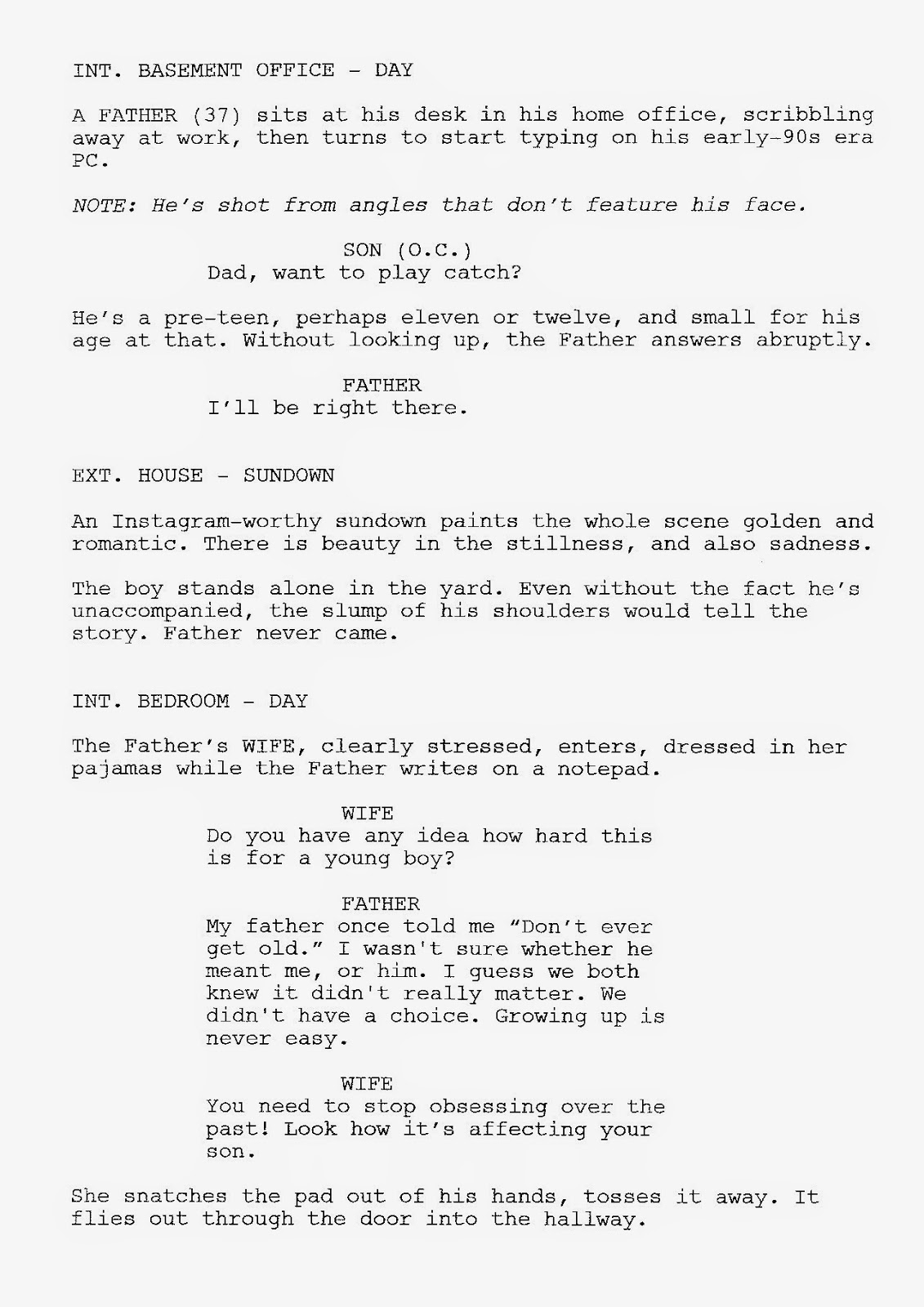 The Bitter Script Reader: April 2015