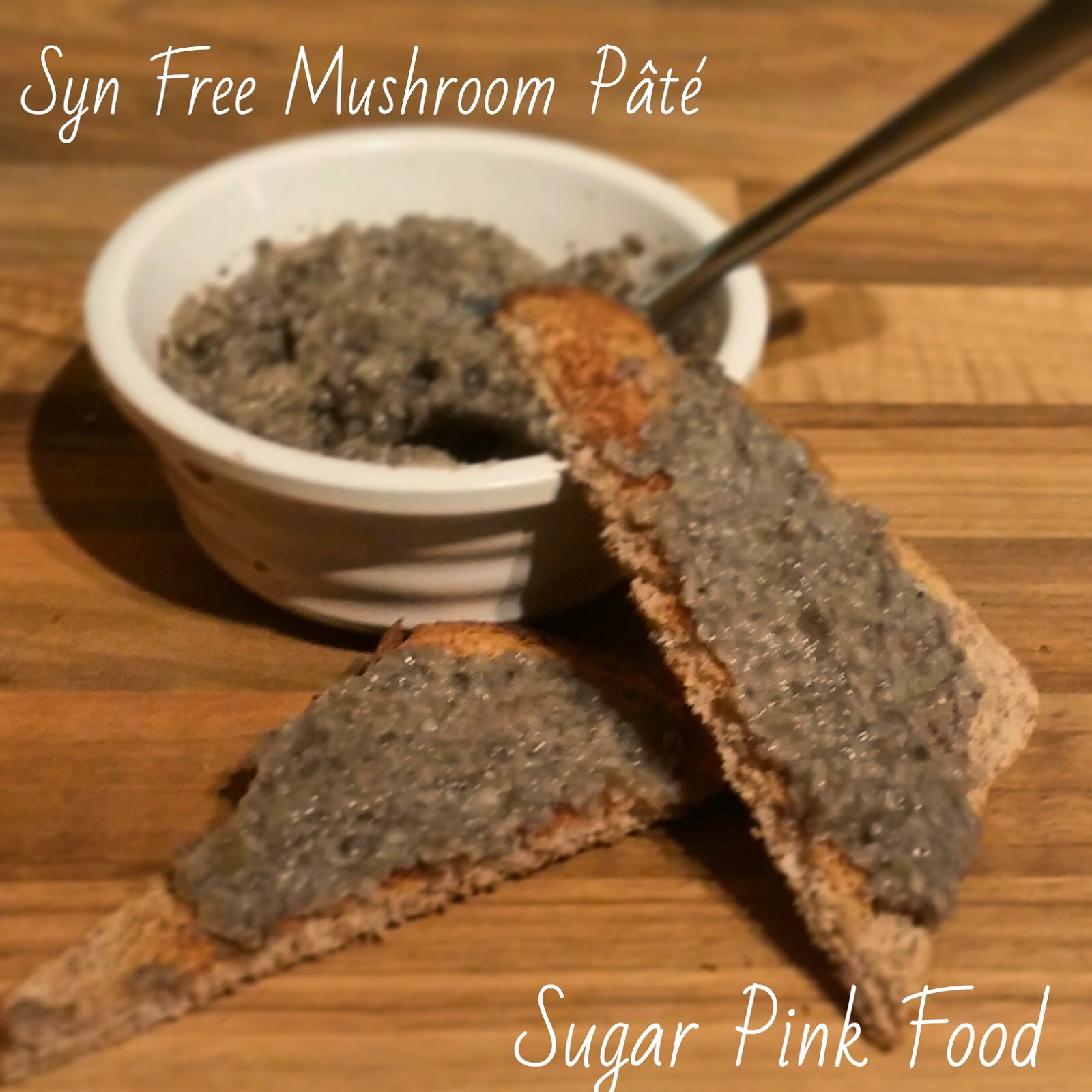 Mushroom Pâté Slimming World Sugar Pink Food Healthy & Slimming