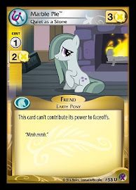 My Little Pony Marble Pie, Quiet as a Stone Marks in Time CCG Card