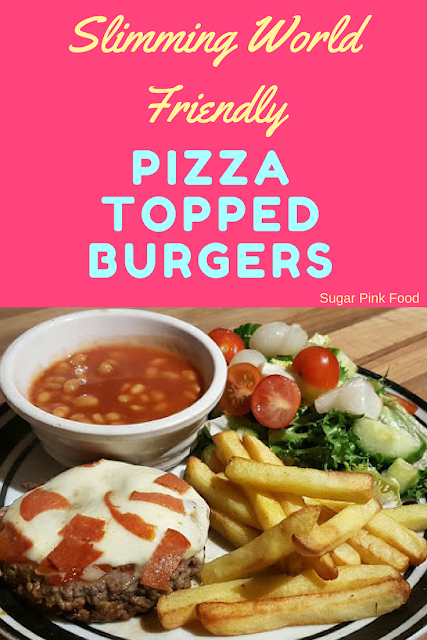 Pizza Topped Burgers  slimming world recipe