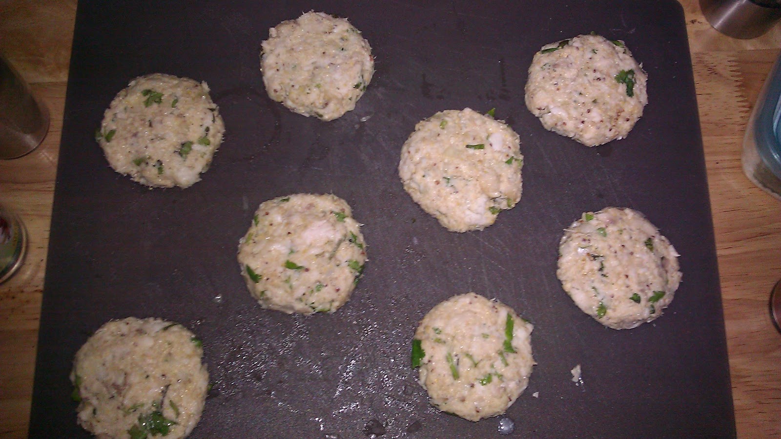 Palak's Palate Tilapia Cakes/Patties and Raita Recipe