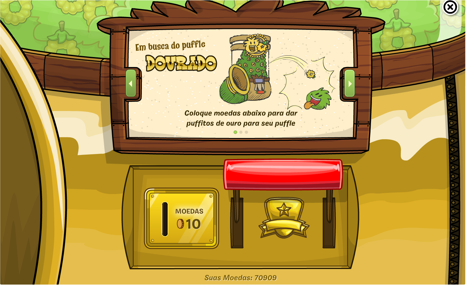 Tudo Club Penguin Oficial: Como conseguir o puffle Dourado