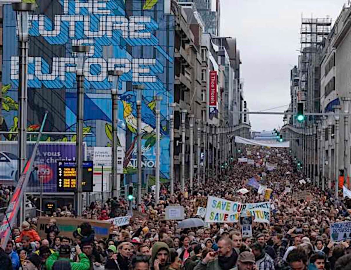 brussels protest