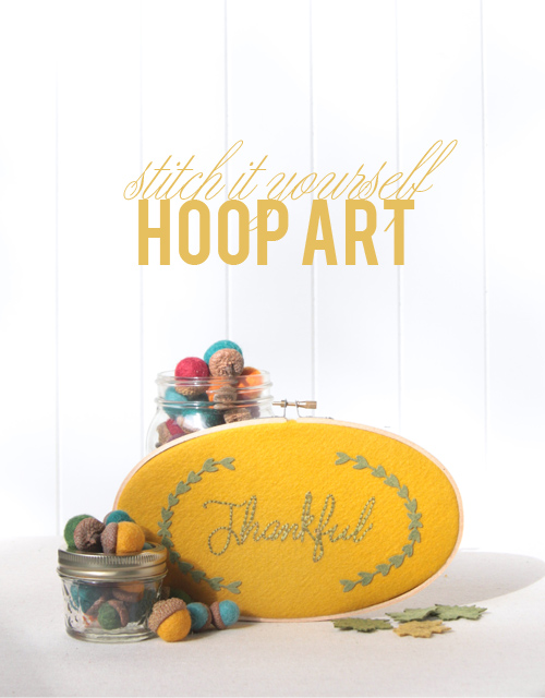 DIY Hoop Art // Benzie Design DIY Hoop Art // Benzie Design