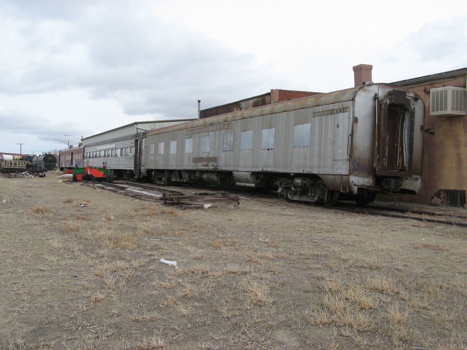 Railhead Retired rail cars, Casper Wyoming