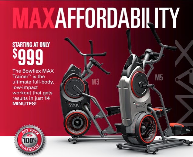 Bowflex Max Trainer Cardio Machine Elliptical, Stepper, Treadmill