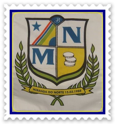 Resultado de imagem para bandeira de miranda do norte maranhÃ£o