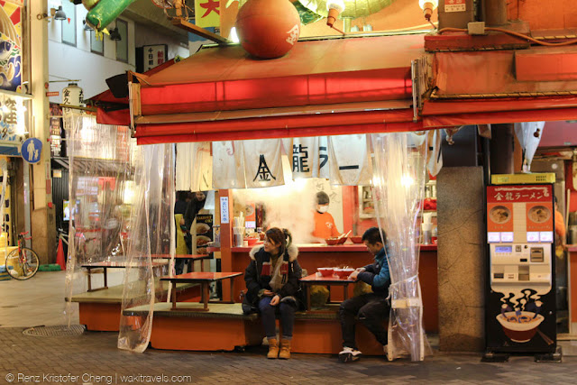 Street Food in Dotonbori, Osaka, Japan