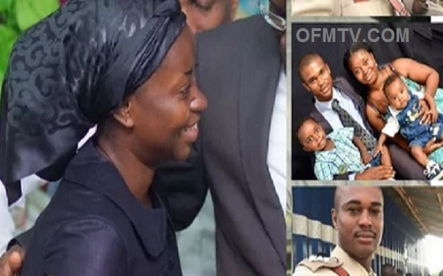 Late Major Mahama's wife broad smile lights up social media fight