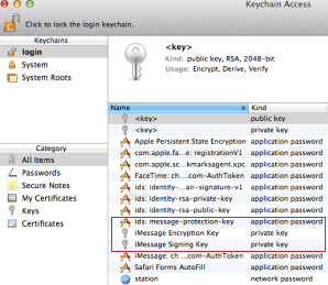 messages on mac not working keychain messages on mac not working keychain