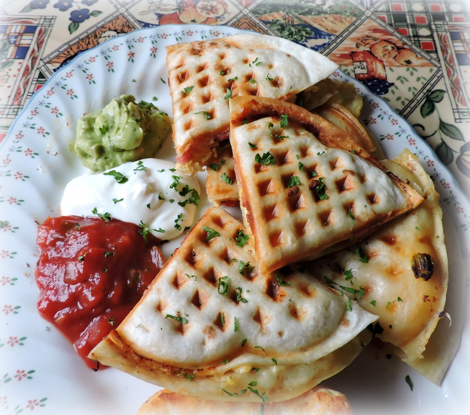 Breakfast Waffle Quesadillas The English Kitchen