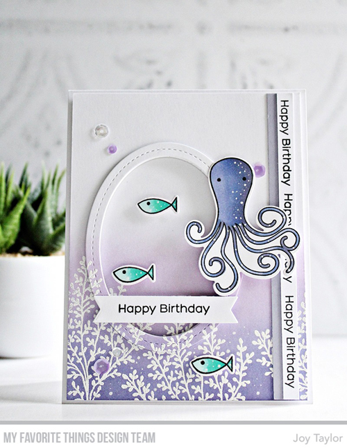 Handmade card from Joy Taylor featuring products from My Favorite Things #mftstamps