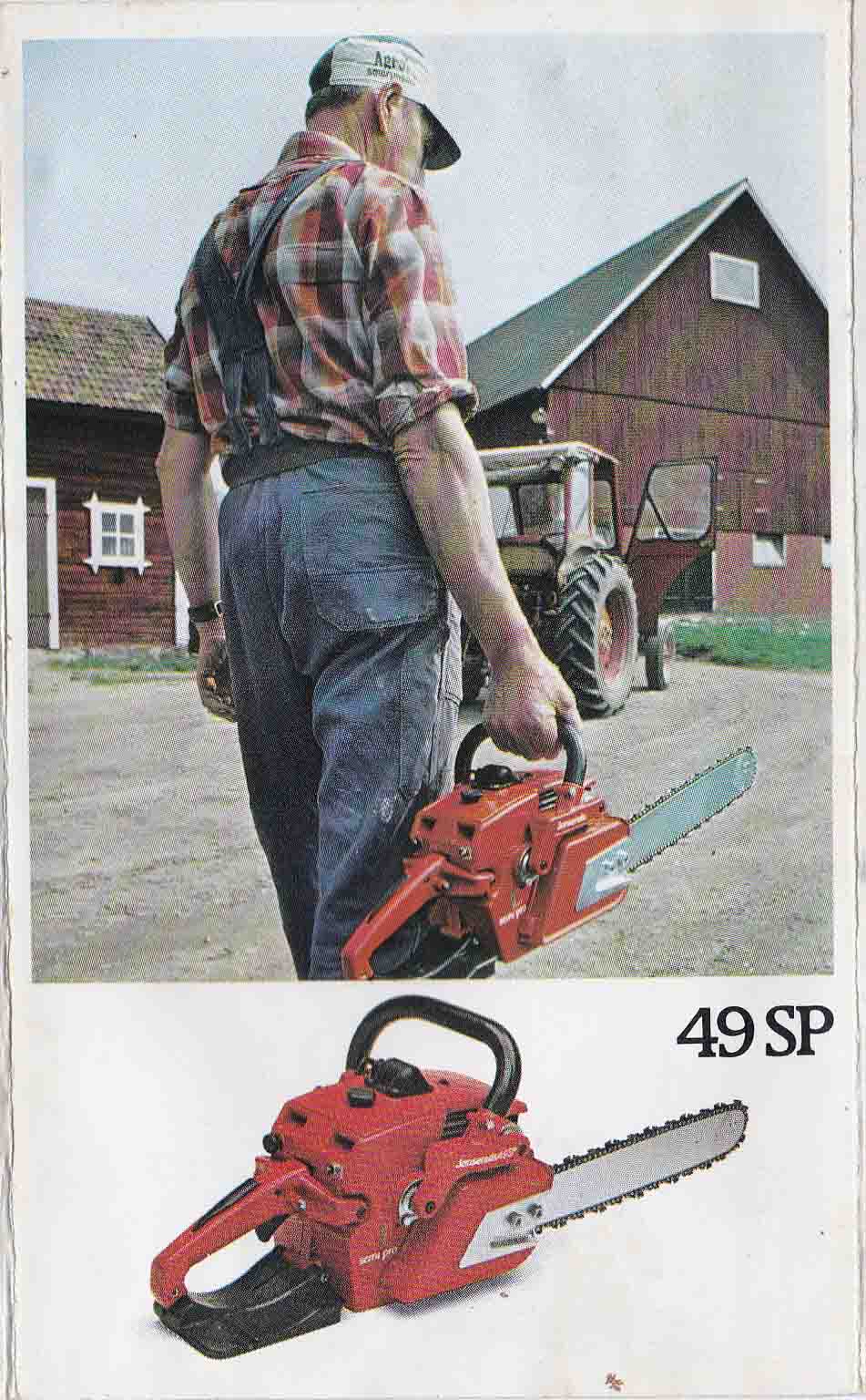 Motosierra De Colección CATALOGO JONSEREDS AÑOS 70/80 JONSEREDS CHAINSAW BROCHURE 70/80s