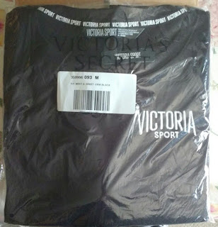 Right Victoria's Secret VICTORIA SPORT Short-sleeve Crew Nack Sweatshirt, Medium