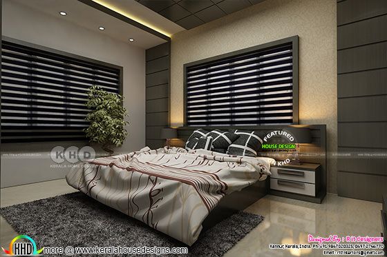 Master bedroom interior