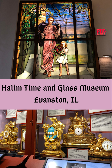 Fascinated by Clocks and Stained Glass at Halim Time and Glass Museum in Evanston, IL