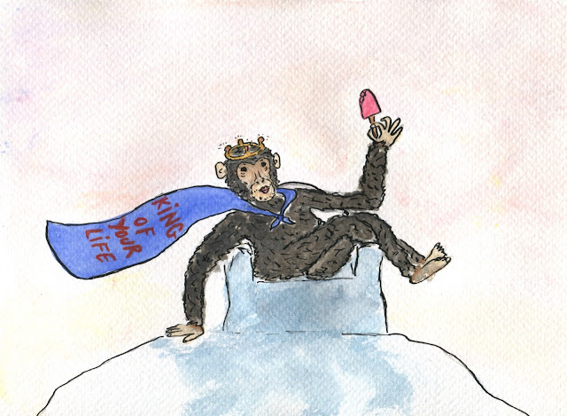 Doit-on vraiment briser la glace? Je suis le chimpanzé glacé aka the King of your life