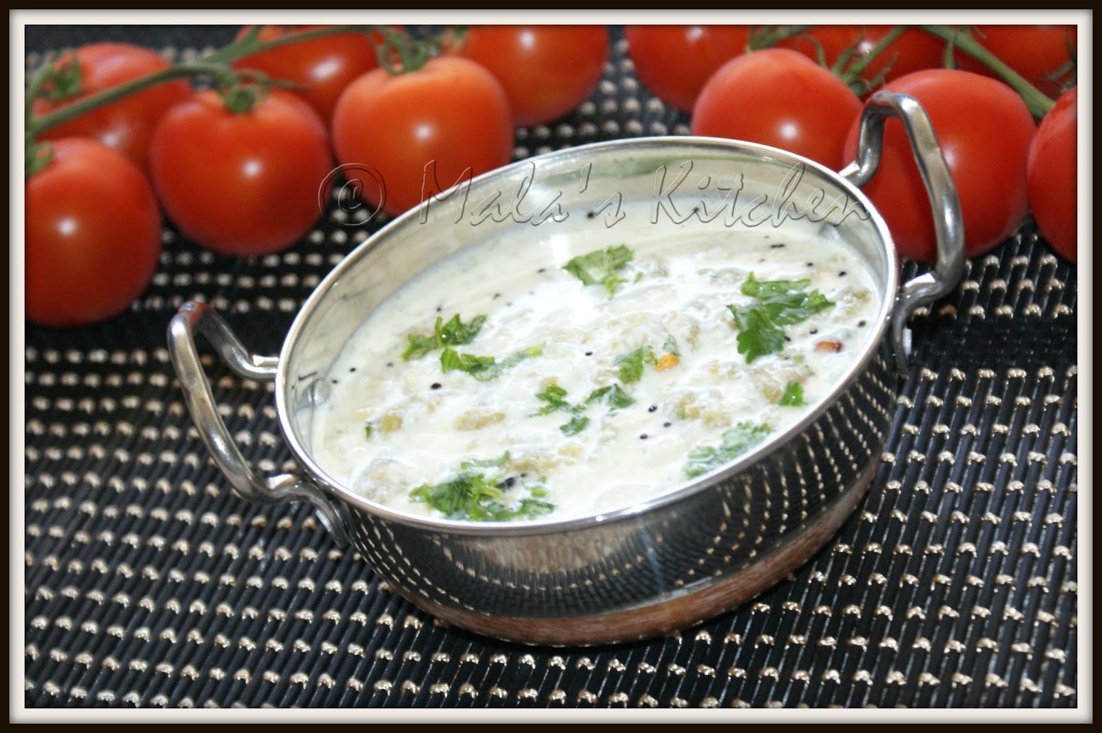 Green Pepper Raita / Capsicum Thair Pachadi MalasKitchen