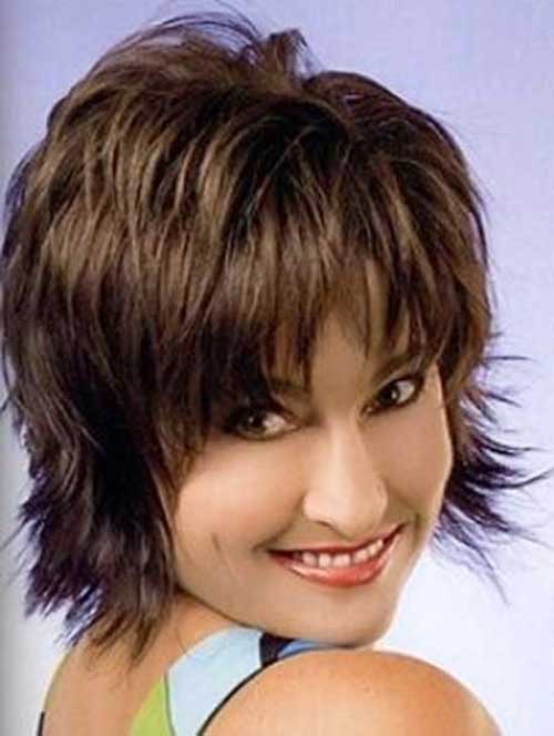 Shaggy and short layered cut Shaggy and short layered cut