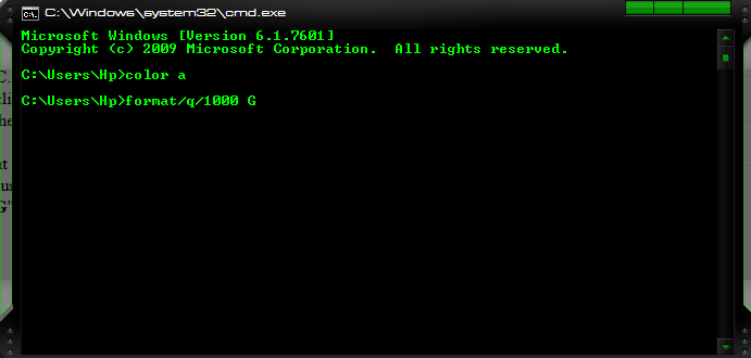 WELCOME TO CIS DEPARTMENT BLOG: How to format a flash drive using cmd