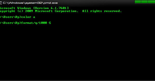WELCOME TO CIS DEPARTMENT BLOG: How to format a flash drive using cmd