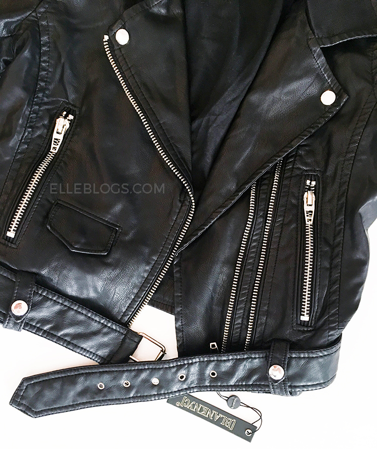 Review Blanknyc Moto Jackets Elle Blogs Style Blanknyc Faux Leather Crop Moto Jacket Curly Available In Two Colors Material 60 Polyurethane 40 Viscose Same As The One Used For