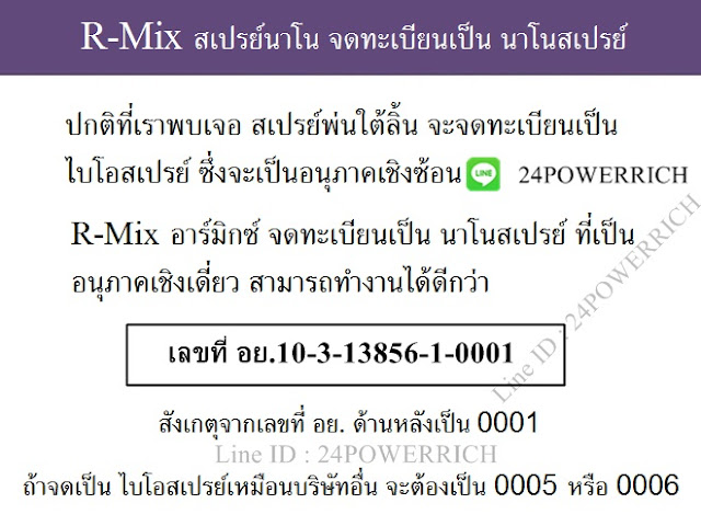 อาร์มิกซ์ นาโนสเปรย์ พ่นใต้ลิ้น