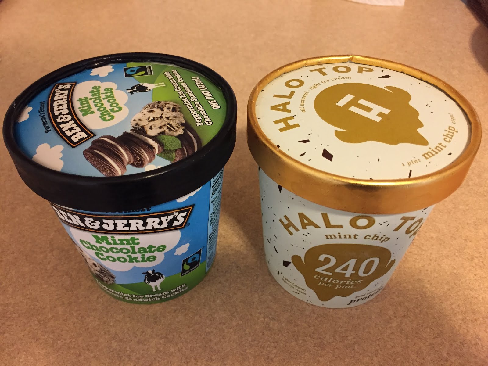 mint halo top ice cream