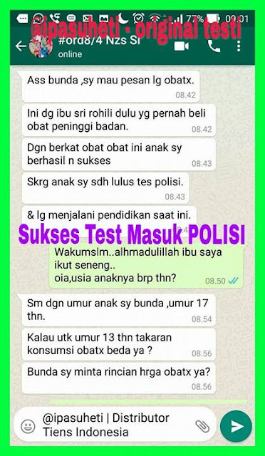 testi obat peninggi badan tiens sukses masuk polisi testi obat peninggi badan tiens sukses masuk polisi