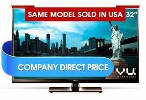 Lowest Price Deal: VU 32″ (81.28 cm) HD Ready LED TV – 32K160 for Rs.17955 Only @ Homeshop18