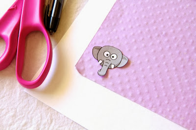 DIY Elephant Cupcake Toppers