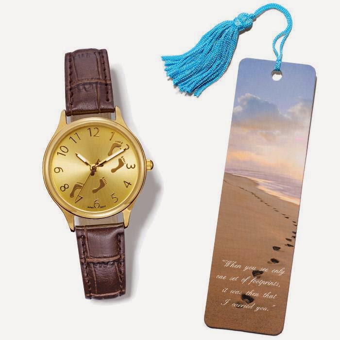 The New Avon Catalog Avon Catalog Footprints Watch and Bookmark Gift Set 19.99