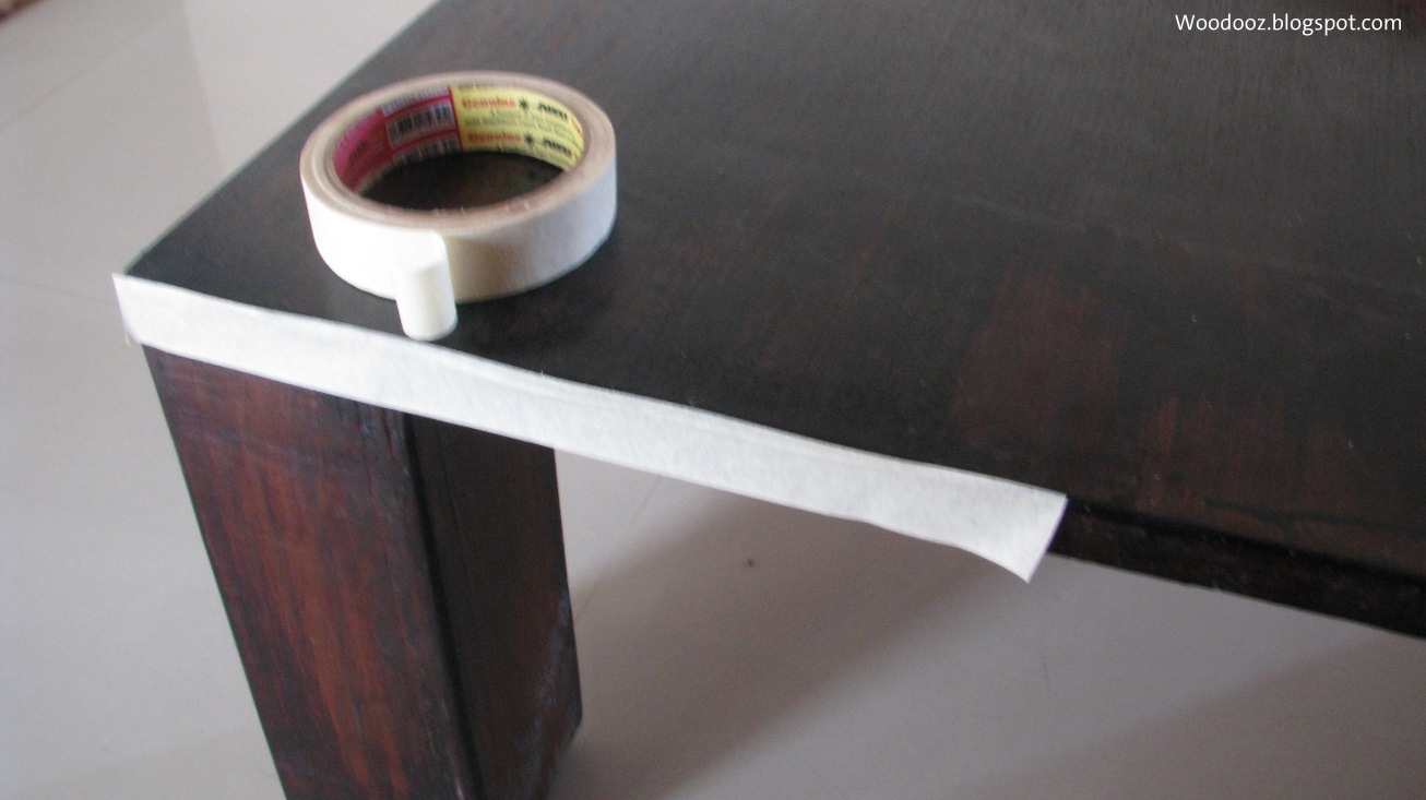Using painter's masking tape on wood Indian Woodworking,DIY,Arts,Crafts Blog