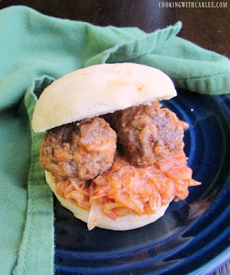 These potato rolls come together surprisingly quickly. You can use leftover mashed potatoes, baked potatoes or just zap a couple. These soft rolls are perfect for sandwiches or with a schmear of butter. potato roll loaded with porcupine meatballs in a sandwich