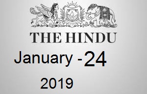 The Hindu Newspaper Today 24 January 2019 Download PDF