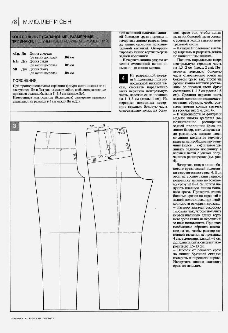 даорниикам. мюллер и сын техника кроя мужские брюки. сборник «ателье-2008». женские брюки мюллер. сборник "м.