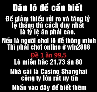 Đánh lô đề online trên win2888 Đánh lô đề online trên win2888