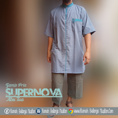 Gamis Pakistan Katun Supernova Abu Asap Gamis Pakistan Katun Supernova Abu Asap