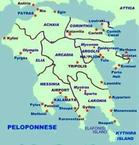 Peloponnese Greece 