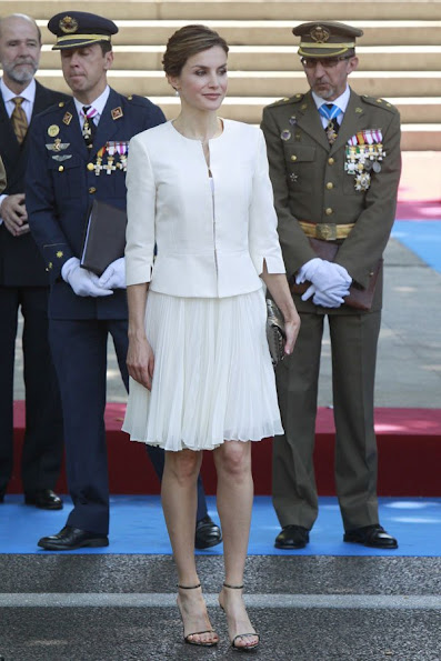 Spanish Royals attended the 2015 Armed Forces Day at Plaza de la Lealtad