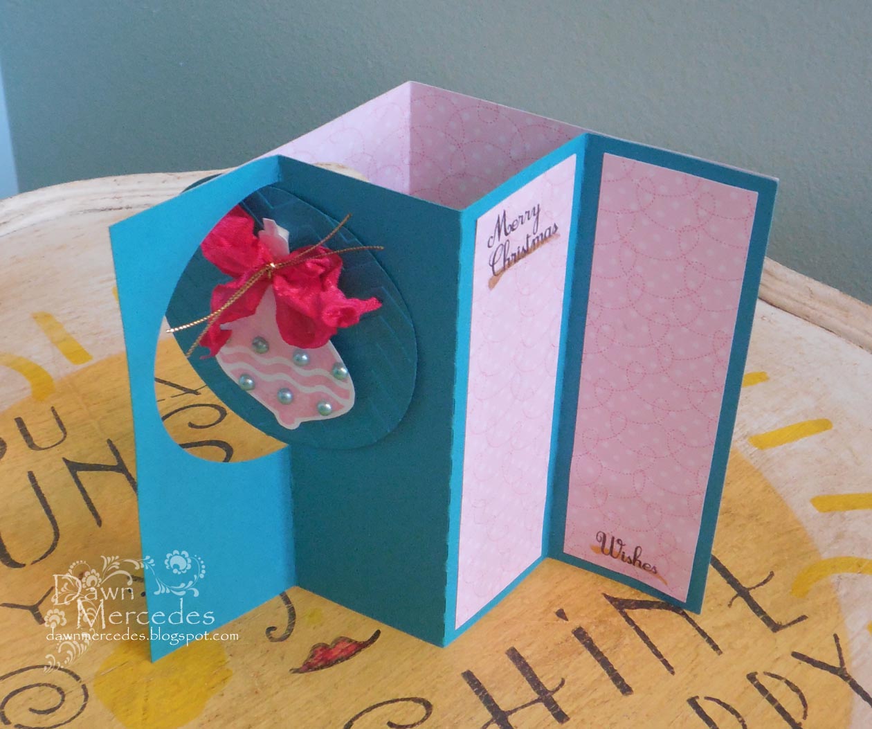 Sunnyside Up Lever Window Card