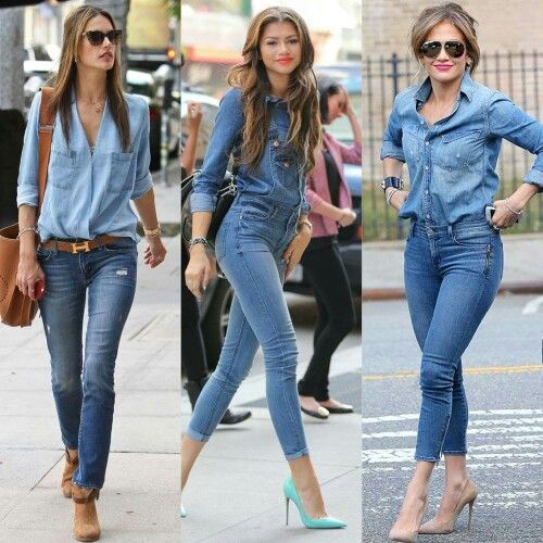 Denim fashion, Fashion outfits, Denim outfit